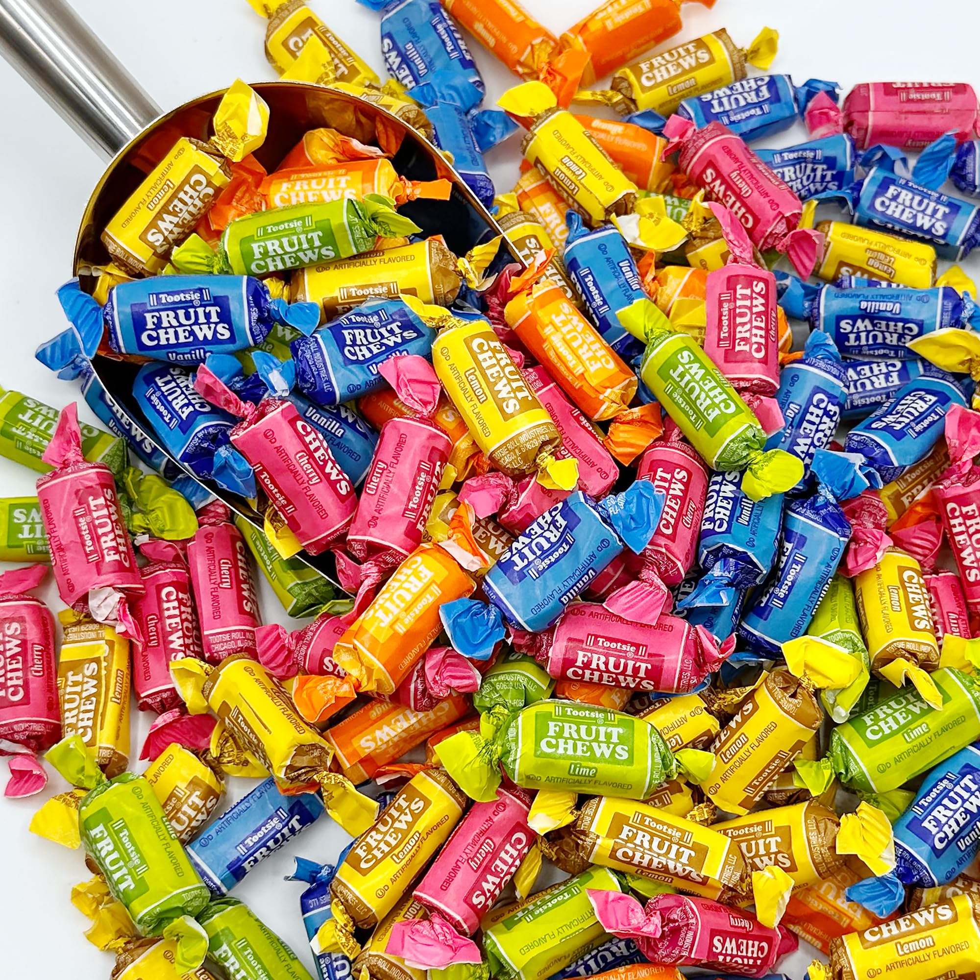 Fusion Sweets And Snacks kosher certified peanut free fruit chews safe in classrooms.