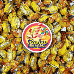 Fusion Sweets Ginger Candies contain about 90 pieces for lasting enjoyment.