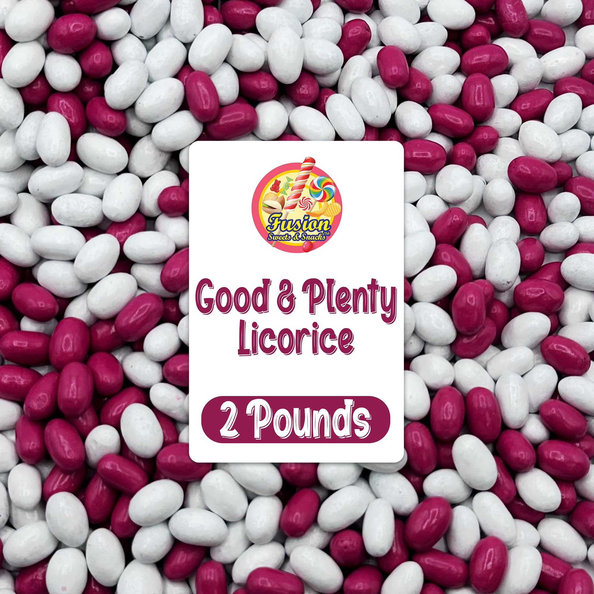 Fusion Sweets Good and Plenty bulk bag for easy sharing at parties and events.