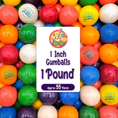 Fusion Sweets Gumballs 1 Inch Bag ready for vending machines with vibrant, bite-sized fun.