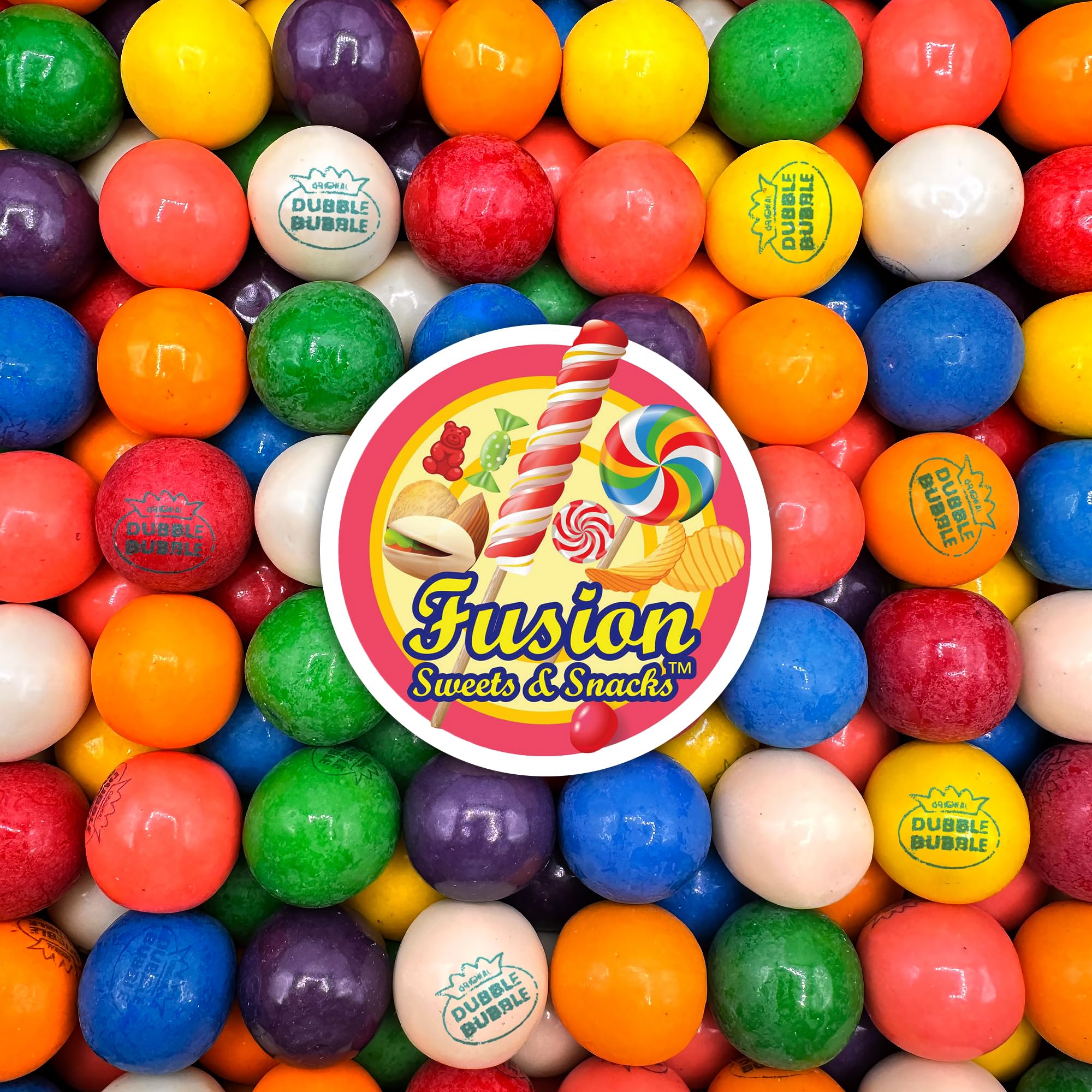 Fusion Sweets Gumballs vending-machine-candy convenient bulk option for quick refills.