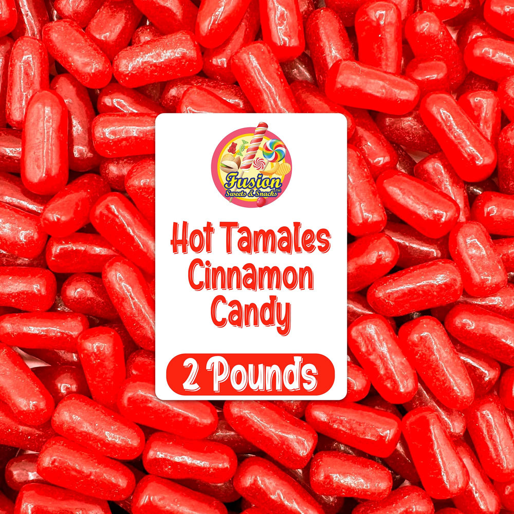 Fusion Sweets Hot Tamales Fierce bulk bag front highlights bold cinnamon heat for gatherings