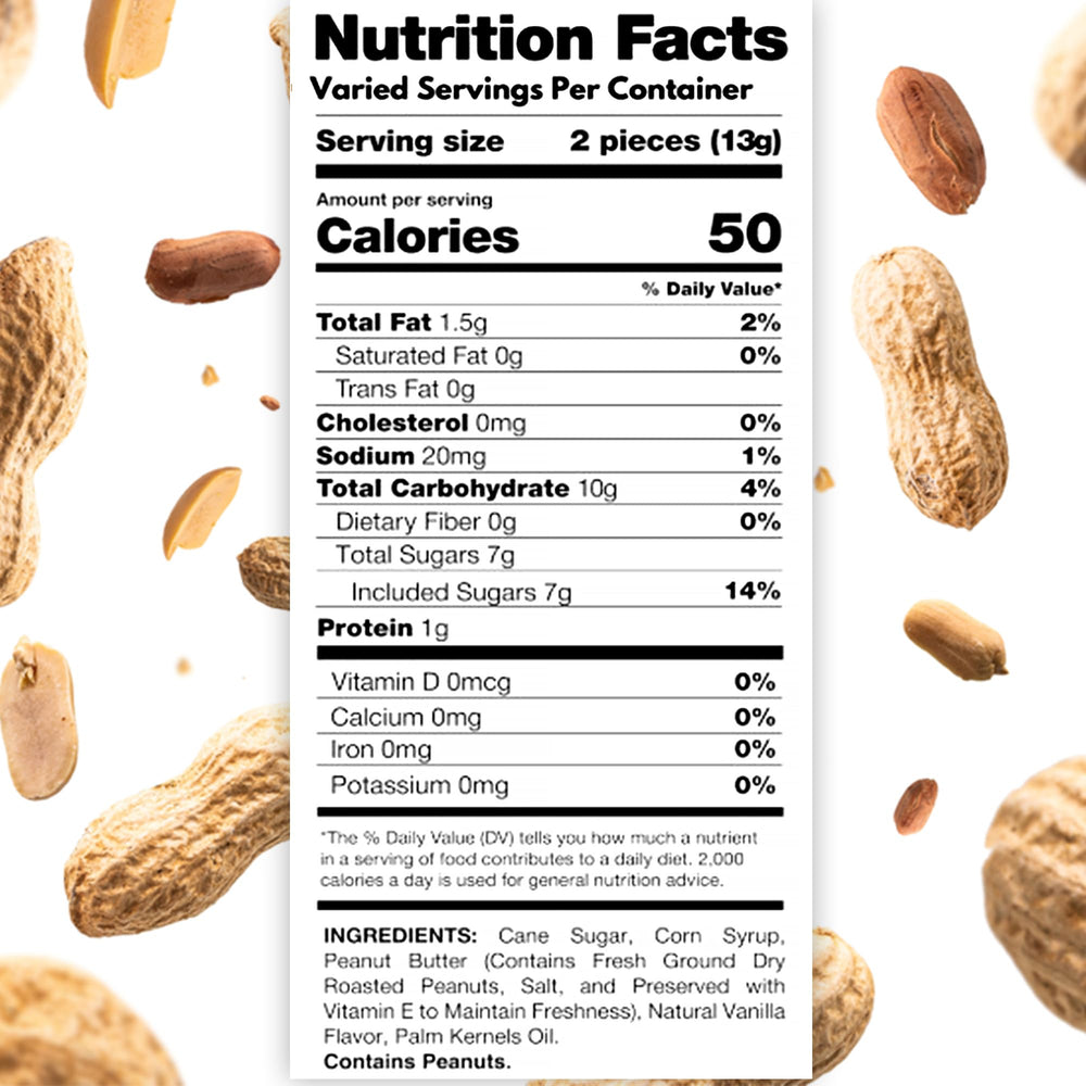 Fusion Sweets Peanut Butter Bars individually wrapped for grab-and-go snacking.