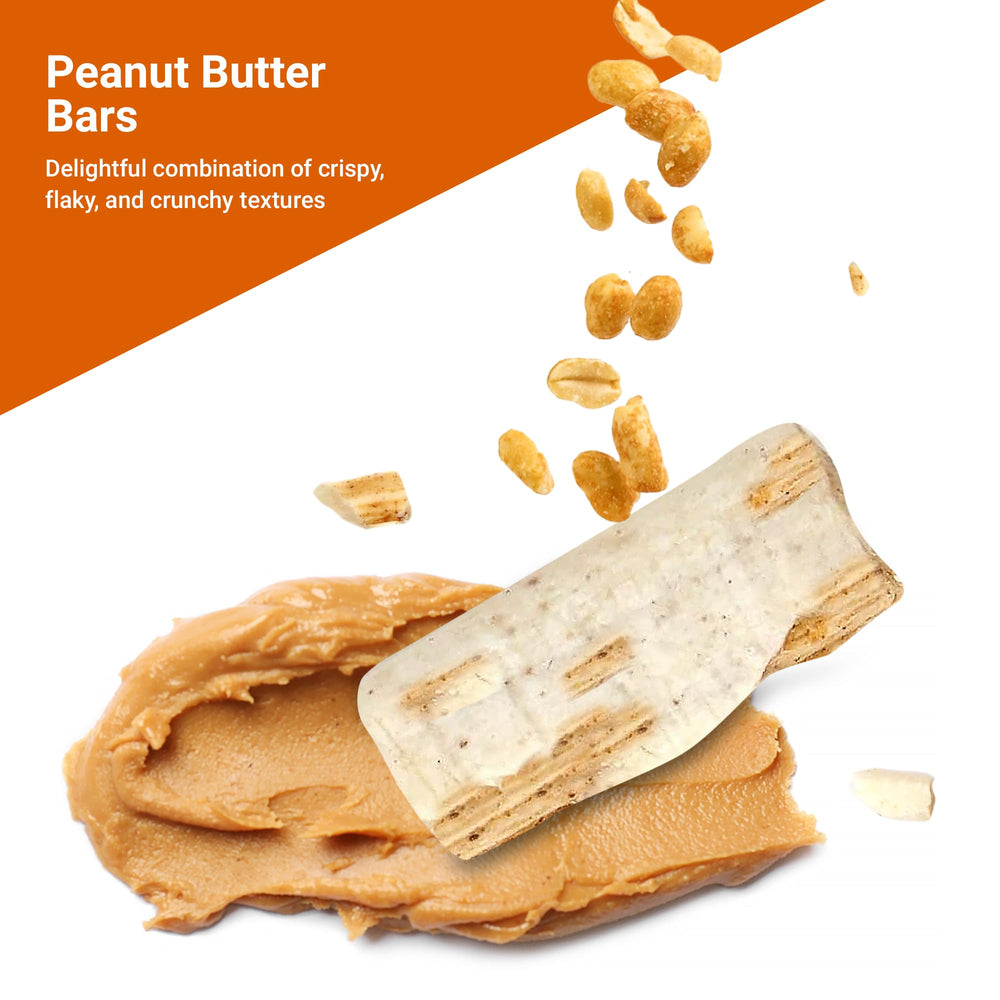 Fusion Sweets Peanut Butter Bars crafted with gluten-free ingredients.