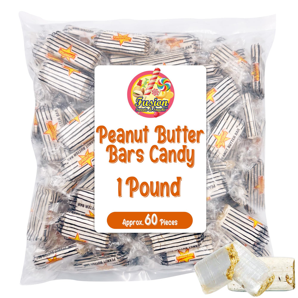 Fusion Sweets Peanut Butter Bars enjoyed in a USA-made kitchen setting.