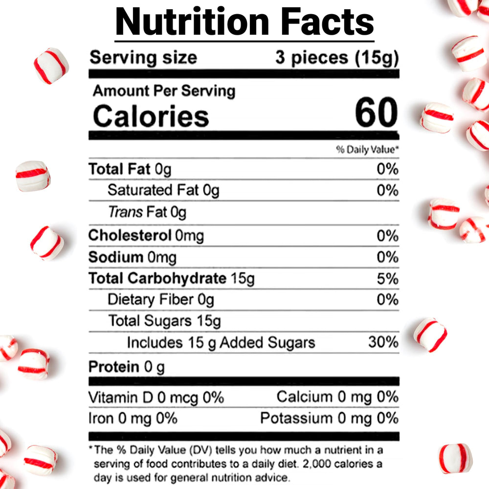Fusion Sweets peppermint puffs individually wrapped for grab-and-go freshness.