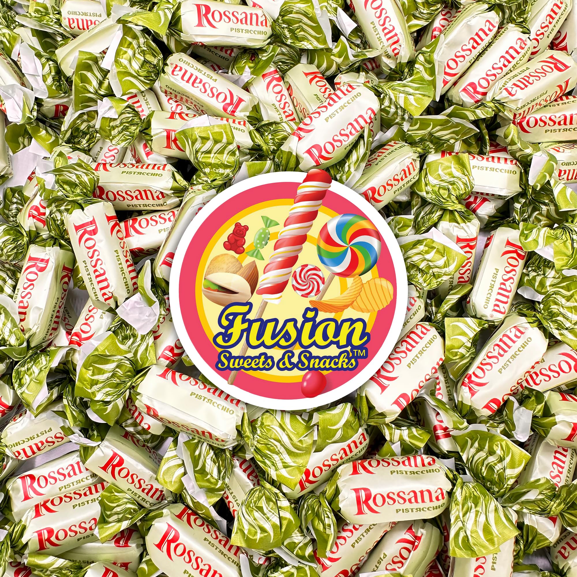 Authentic Italian Rossana Pistachio Candy with a traditional recipe look.