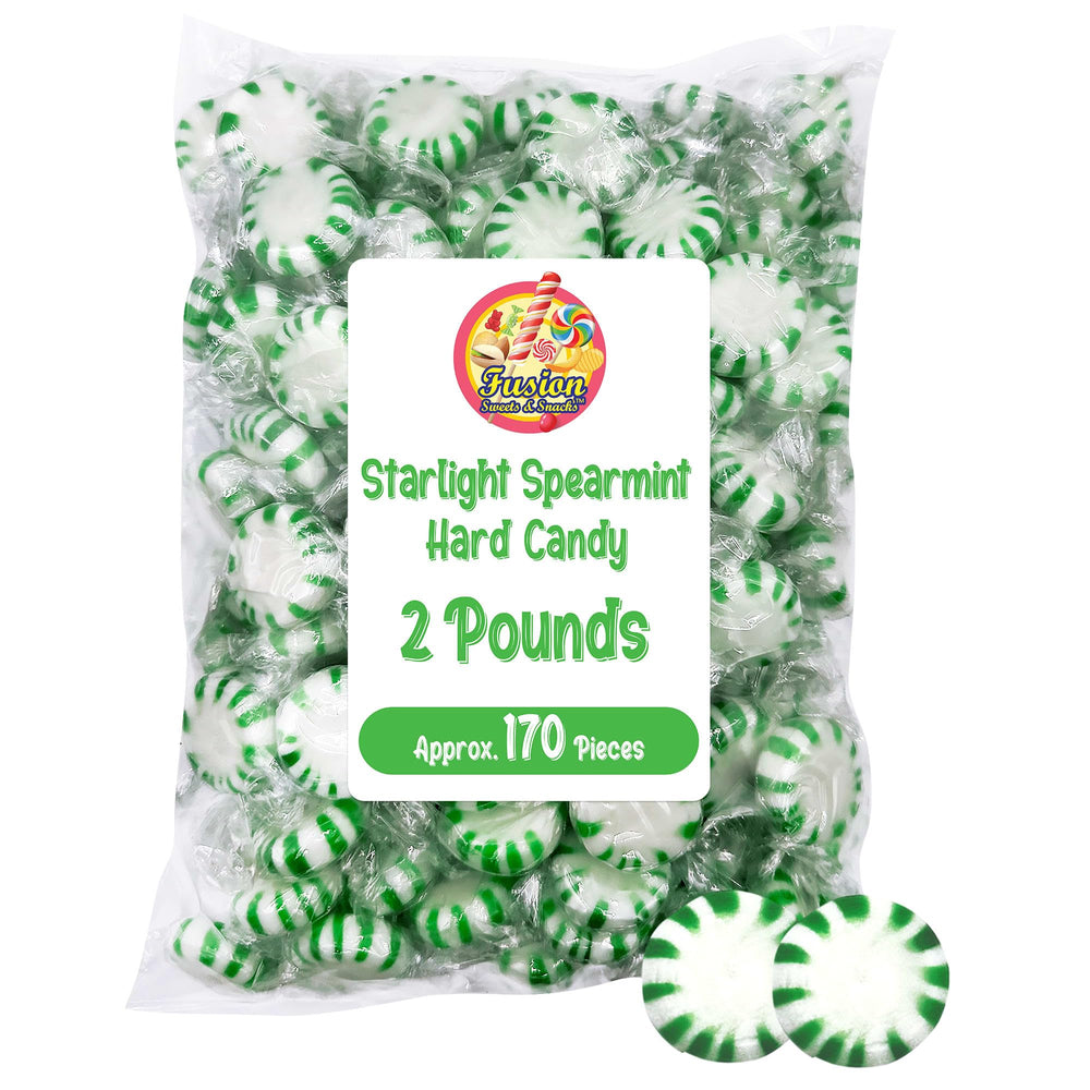 Fusion Sweets Starlight Spearmint bulk bag for sharing and refilling bowls.