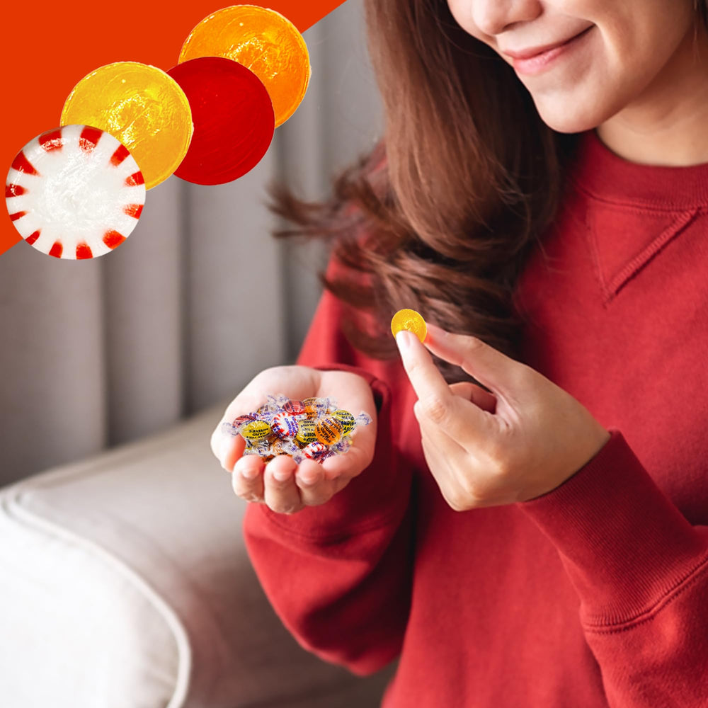 Fusion Sweets cinnamon sugarfree candy with warm, inviting spice.