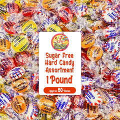 Fusion Sweets sugarfree hard candy assortment bulk bag for on-the-go snacking.