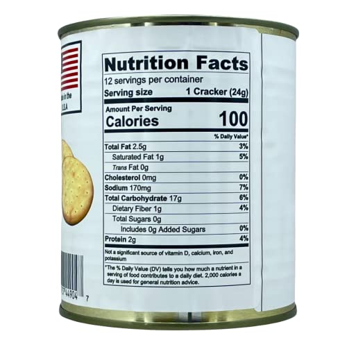 Future Essentials 12-crackers-per-can close-up shows crisp texture for quick meals.
