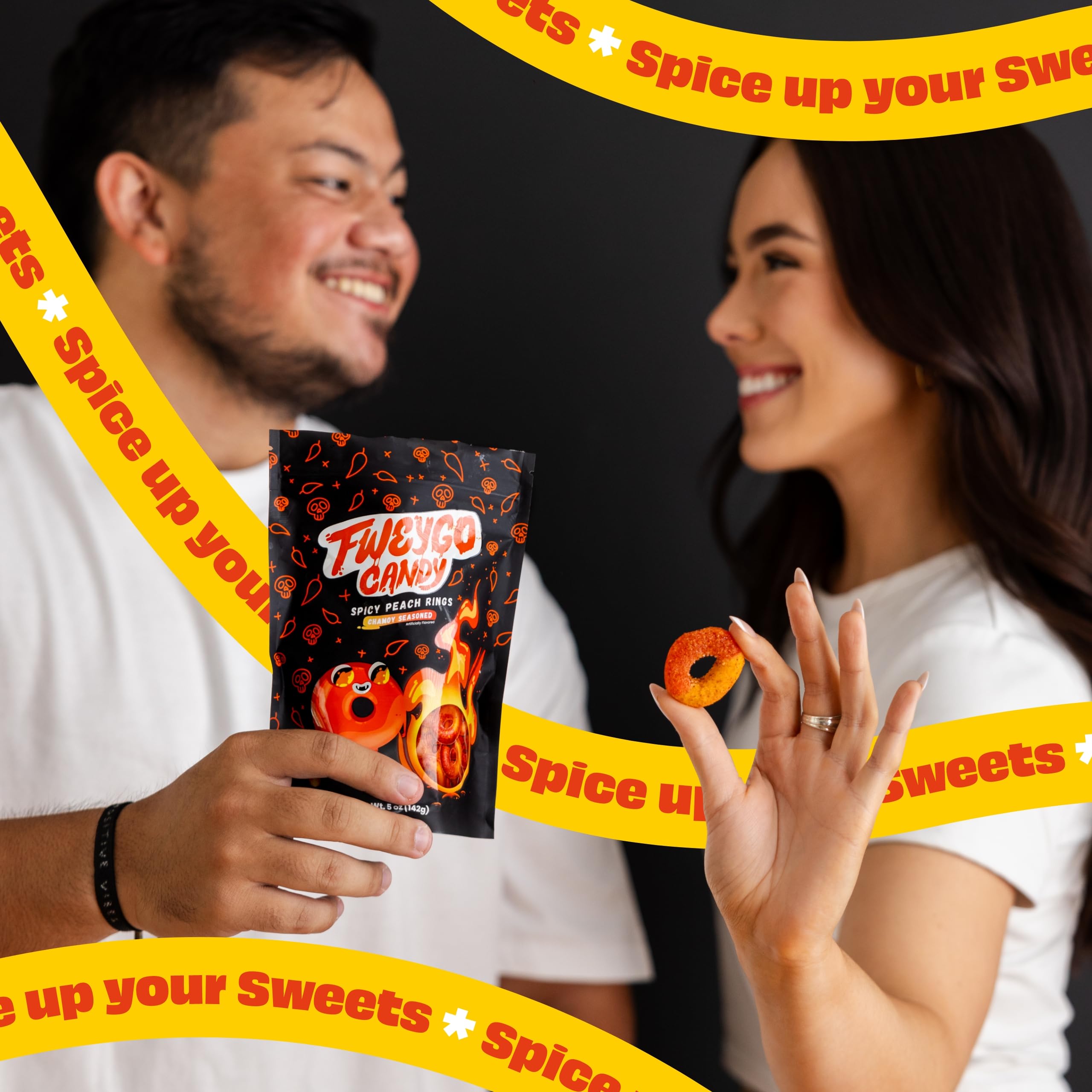 Fweygo gummy texture with a tangy chamoy twist
