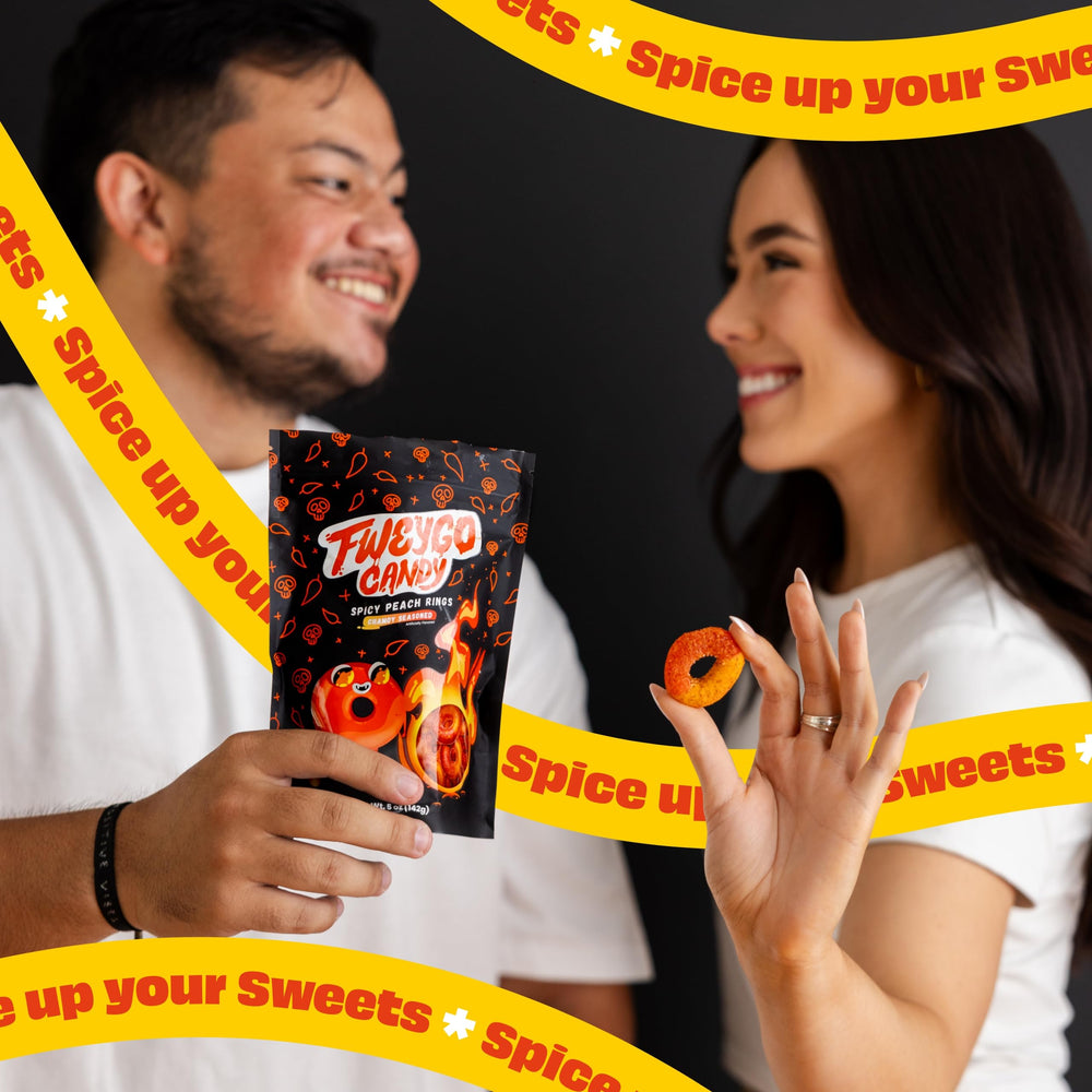Fweygo gummy texture with a tangy chamoy twist