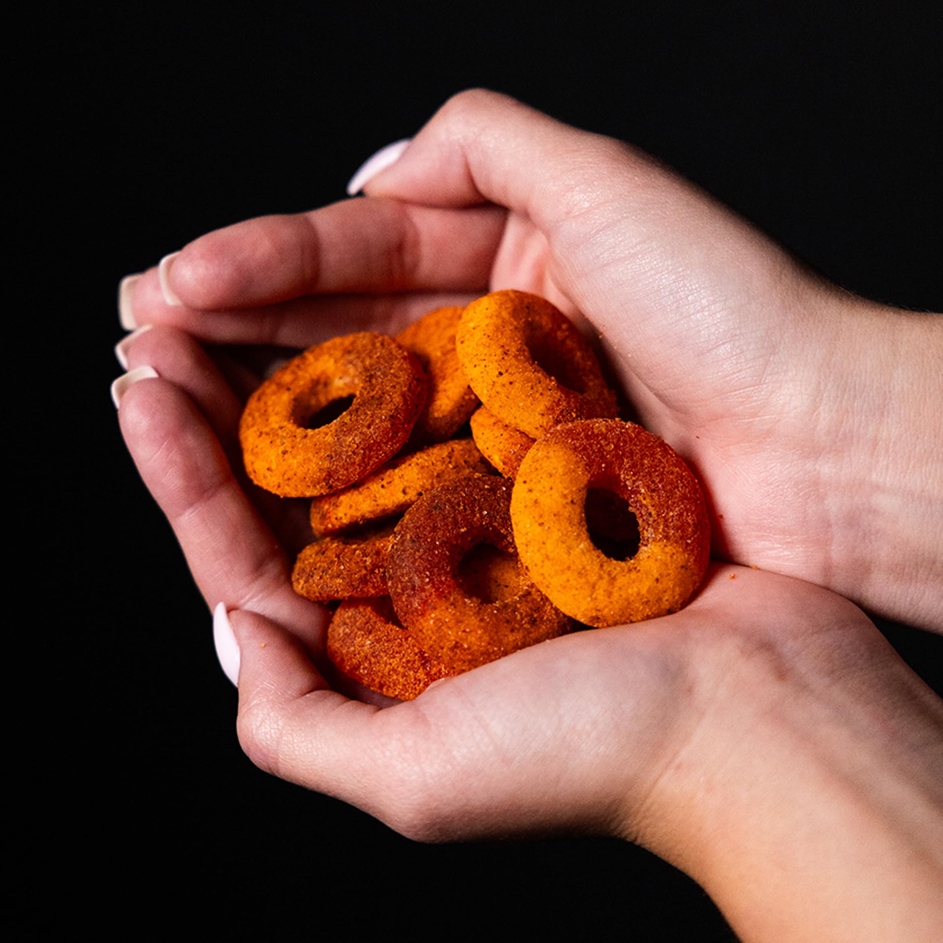 Fweygo on the go peach rings ideal for quick sweet-spicy cravings
