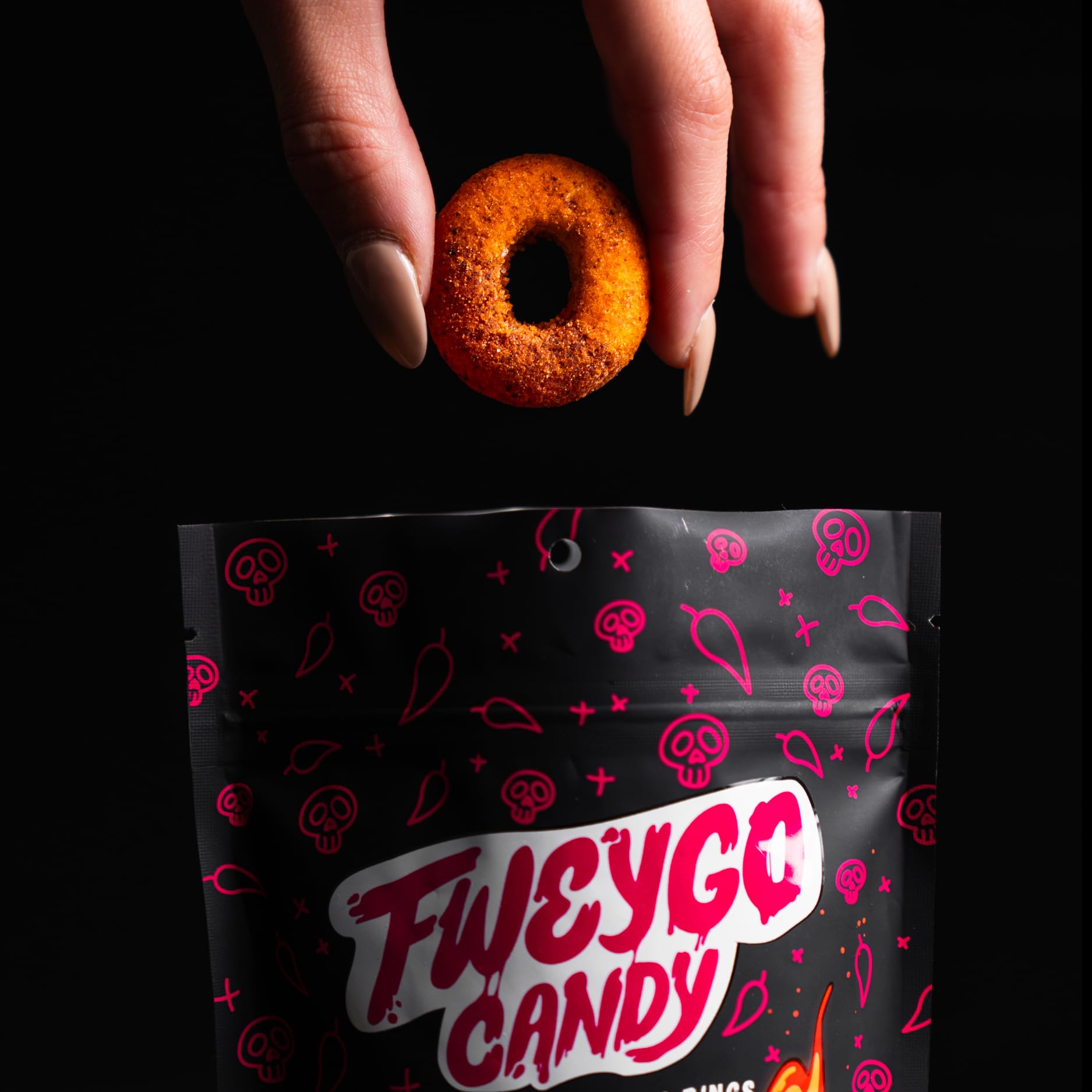 Fweygo soft chewy chamoy rings ideal for nostalgic snacking