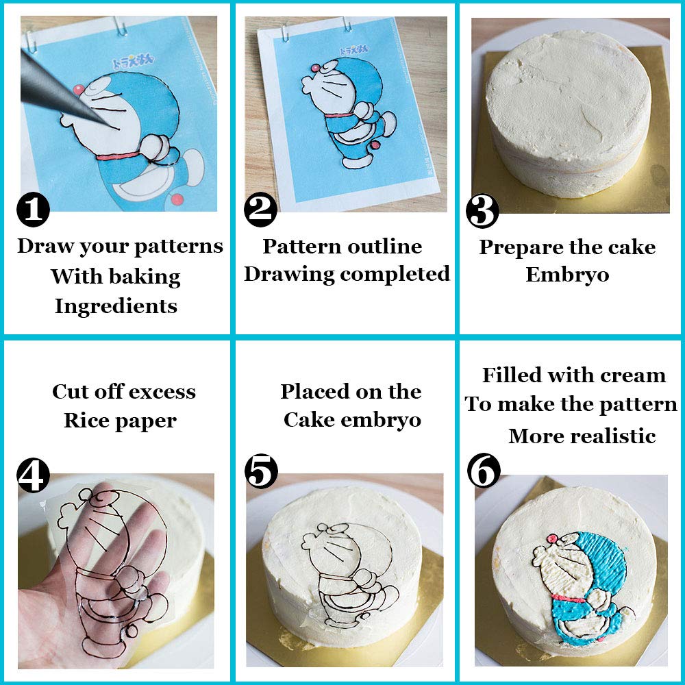 FXJZYFA edible paper packaging for desserts for polished presentation