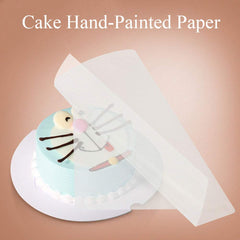 FXJZYFA edible wafer paper cake decorations with subtle flavor and crisp texture