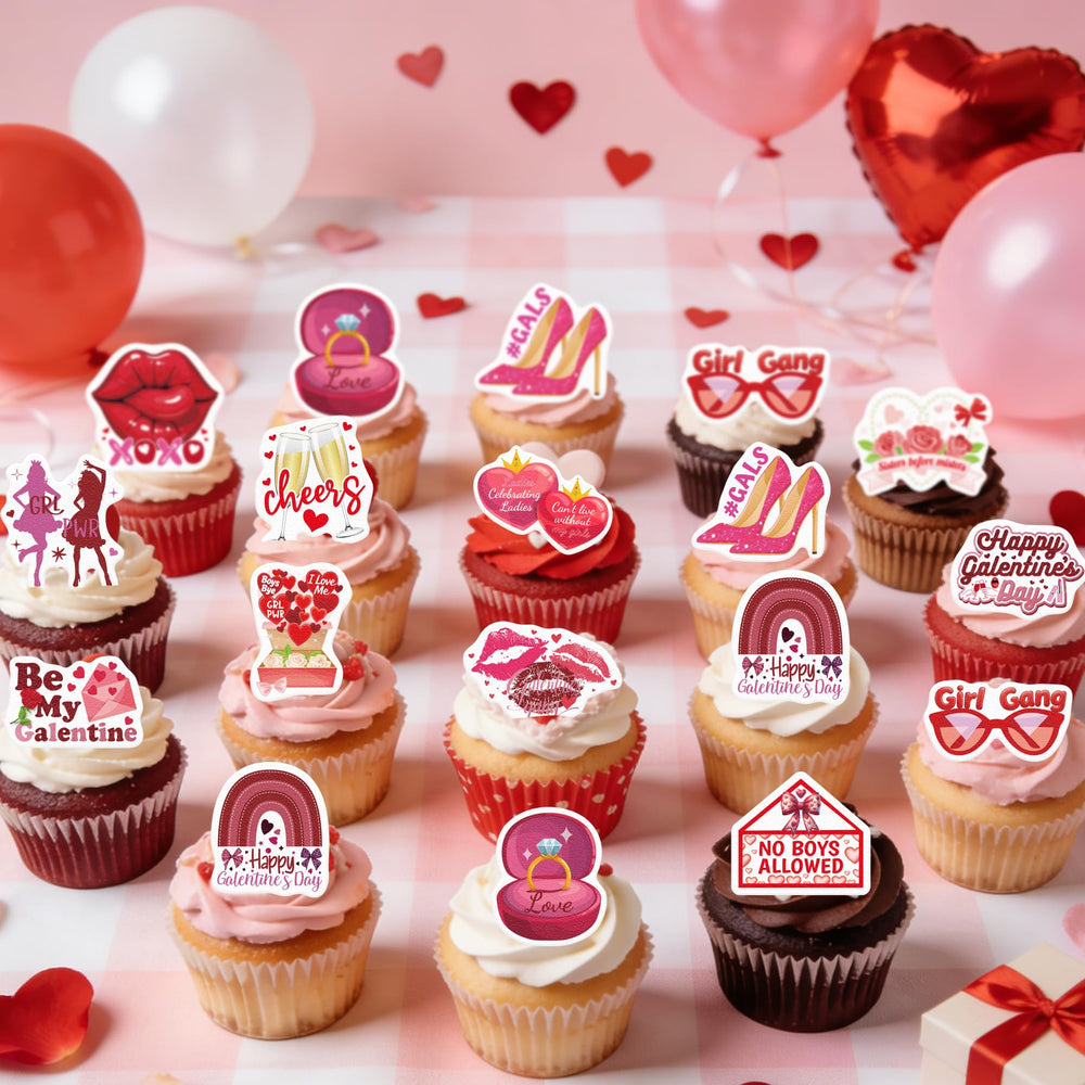 Fyeoxle baby shower toppers brighten desserts with whimsy and color.