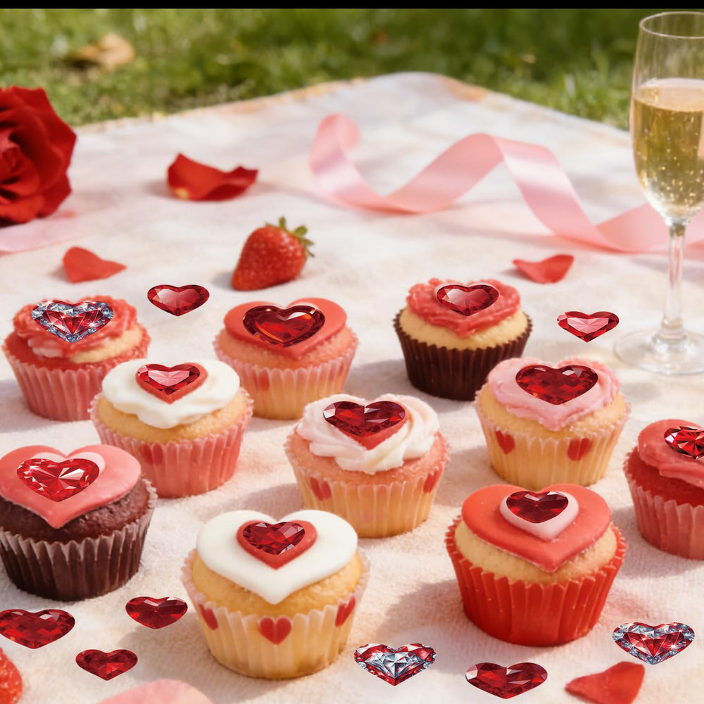 Fyeoxle be mine toppers great for cupcakes and ice cream