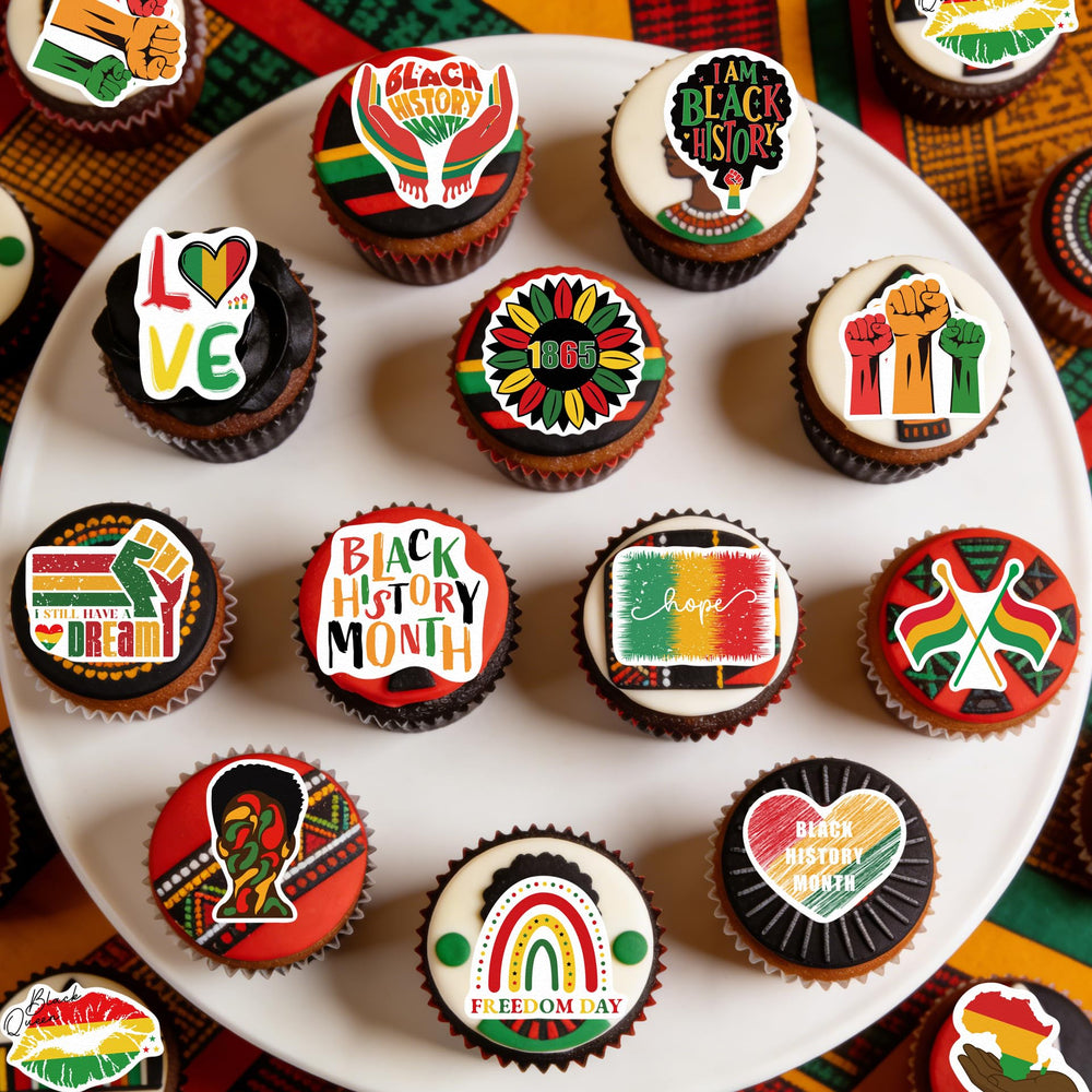 Fyeoxle topper displayed on cupcakes with creamy frosting for celebration.