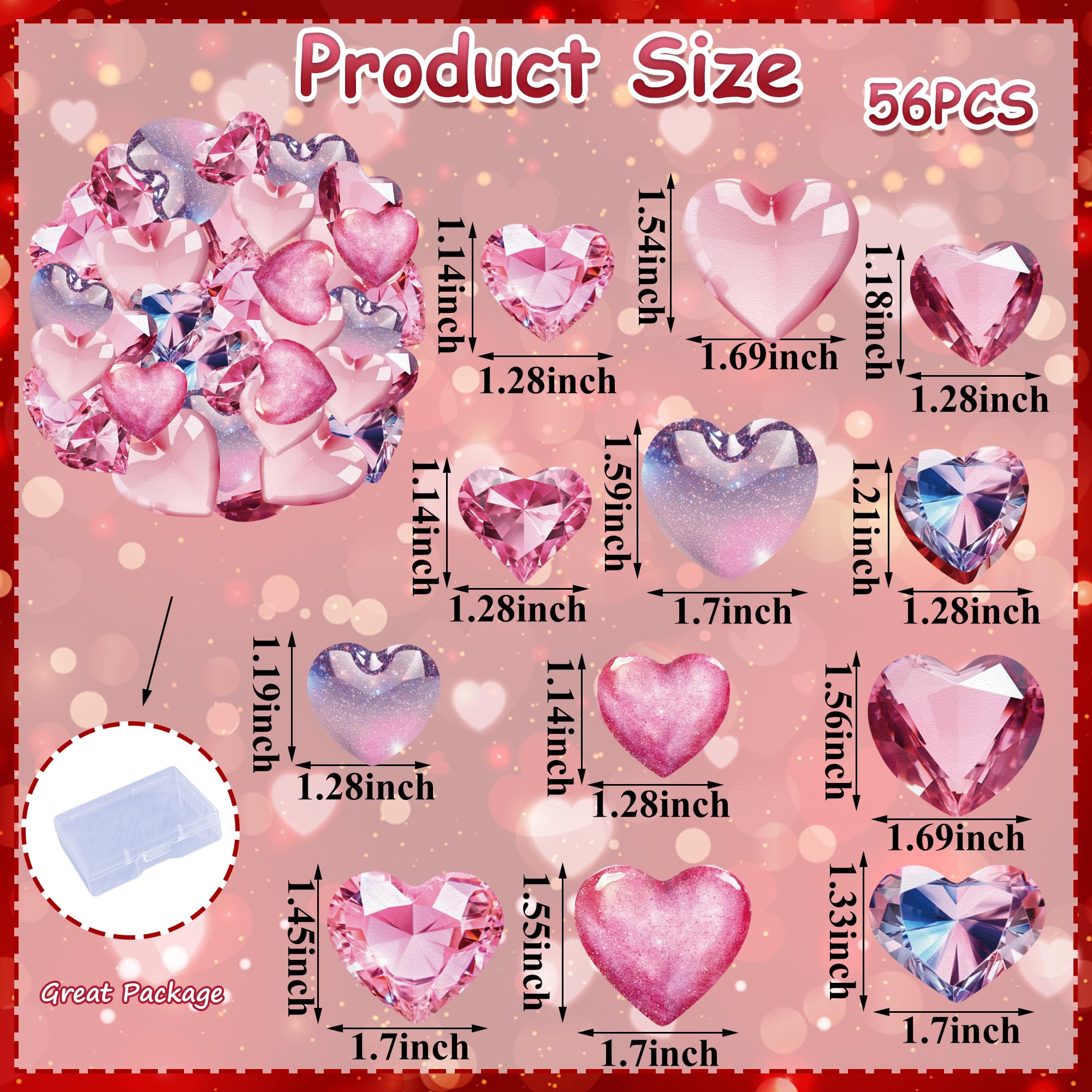 Fyeoxle wafer paper toppers with heart design for festive desserts.