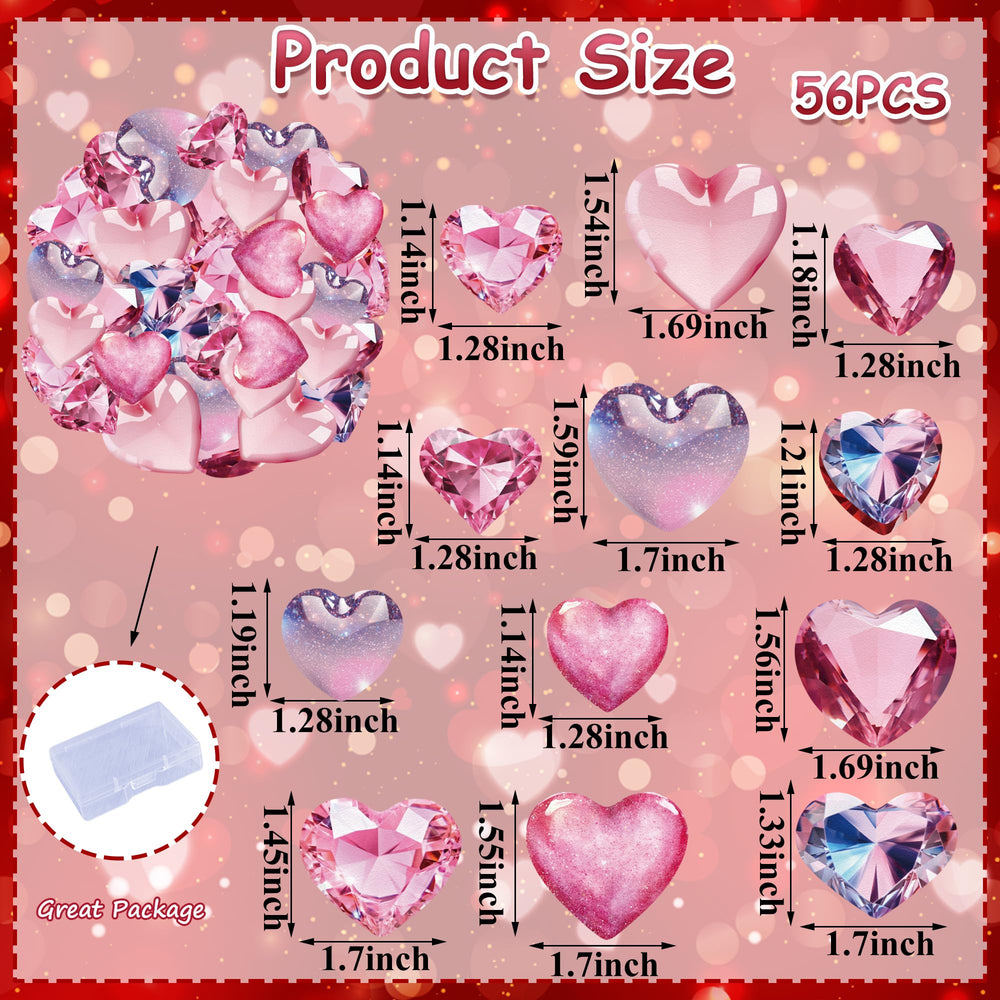 Fyeoxle wafer paper toppers with heart design for festive desserts.