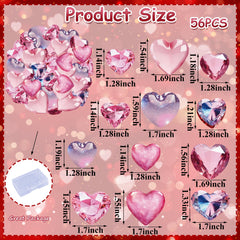 Fyeoxle wafer paper toppers with heart design for festive desserts.