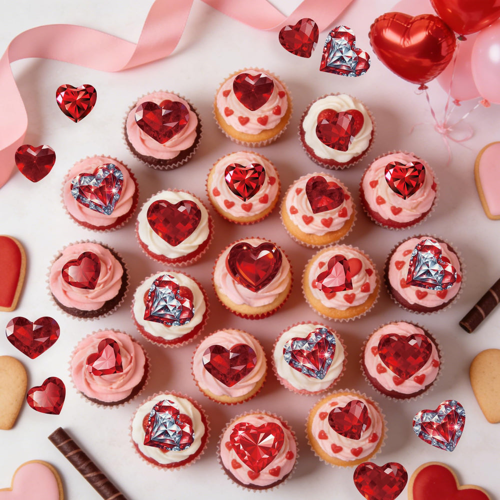 Fyeoxle wafer paper toppers with edible ink for elegant decorating
