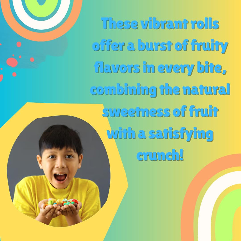 G-BOX fruity crunch rolls packaging open, showcasing easy serving and immediate enjoyment.