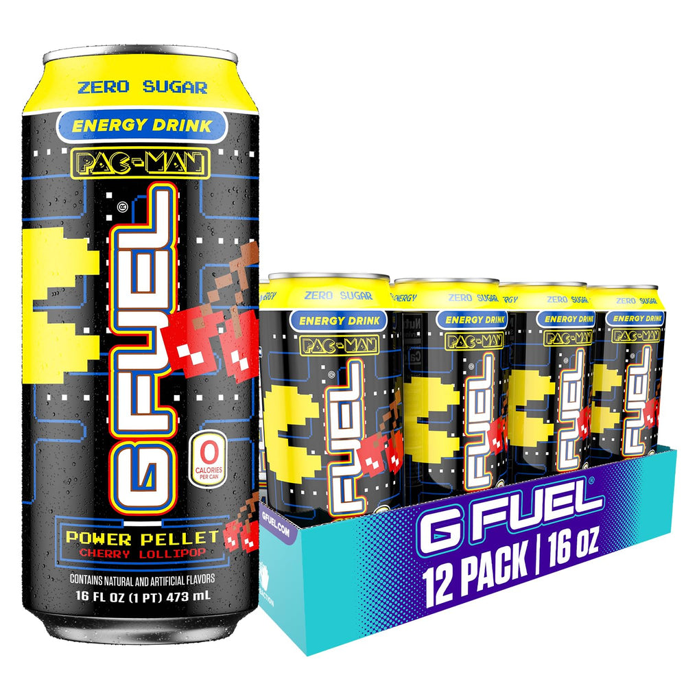 G Fuel Cherry Lollipop can front view for daily energy and focus.