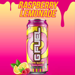 G Fuel Hype Sauce can close up highlights 300 mg caffeine for sustained energy