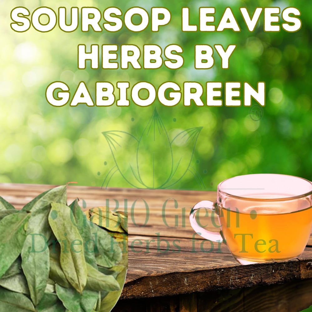 Gabio Green Big Bag keeps soursop leaves ready for daily tea preparation.