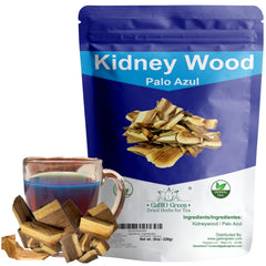 Gabio Green Kidney Wood palo azul tea bag for a soothing ritual.