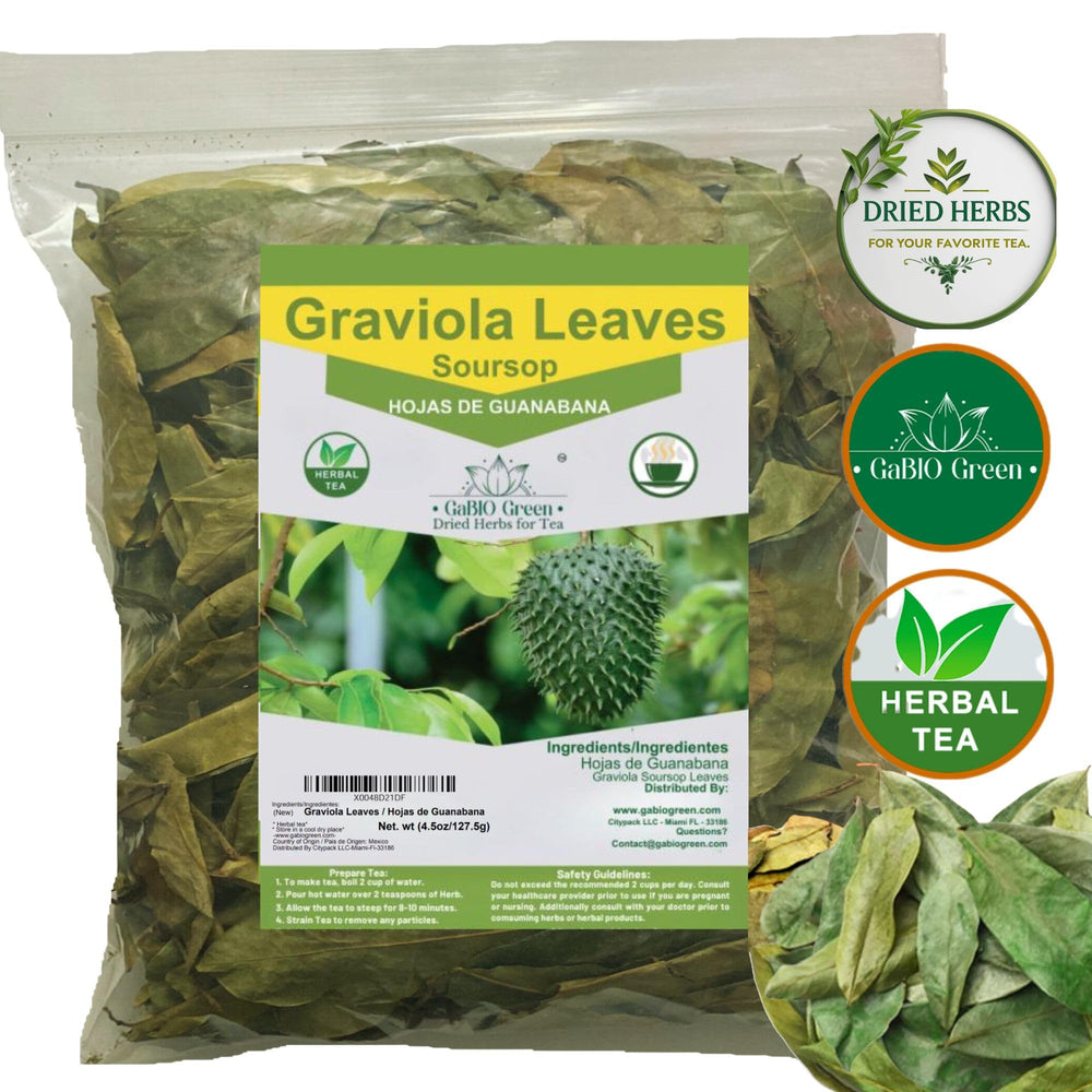 Gabio Green Tea Infusion from soursop leaves offers a smooth hot brew.