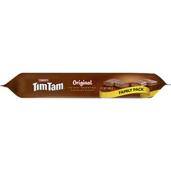 GAF Tim Tam Original cross-section showing biscuit and chocolate filling