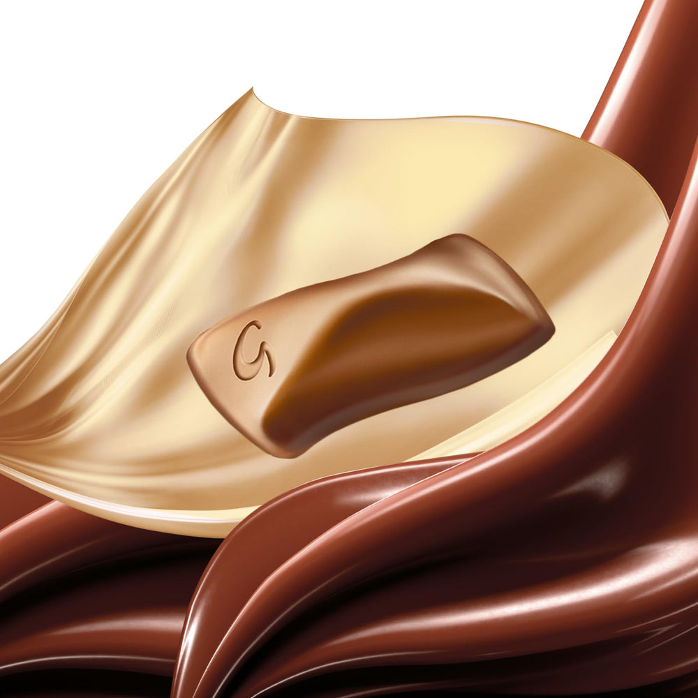 Galaxy bars close-up on wrapper reveals premium UK chocolate experience.