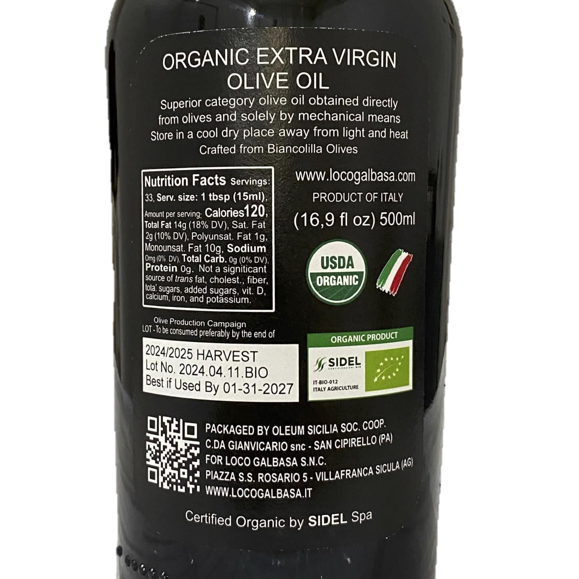 Galbasa first-press olive oil, perfect for sautéing with vibrant flavor.