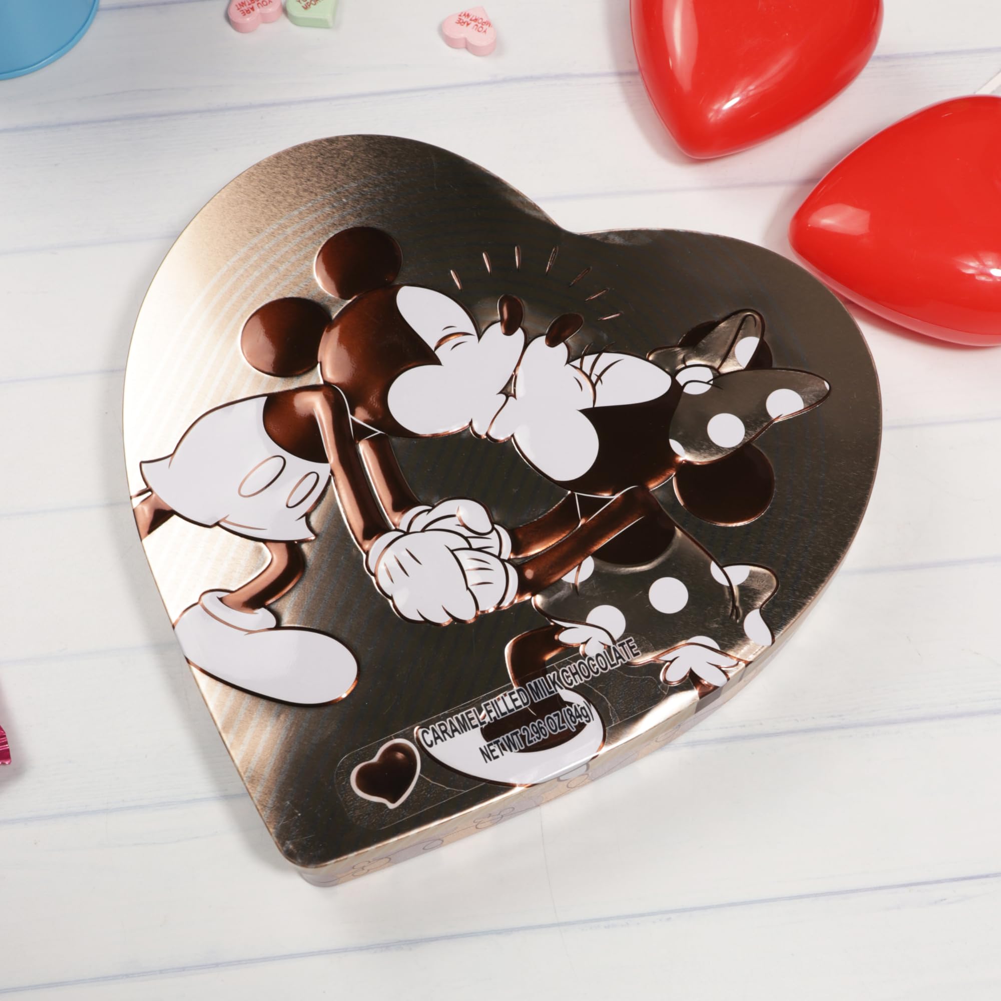 Galerie 2.96-ounce chocolate tin offers a compact premium treat.