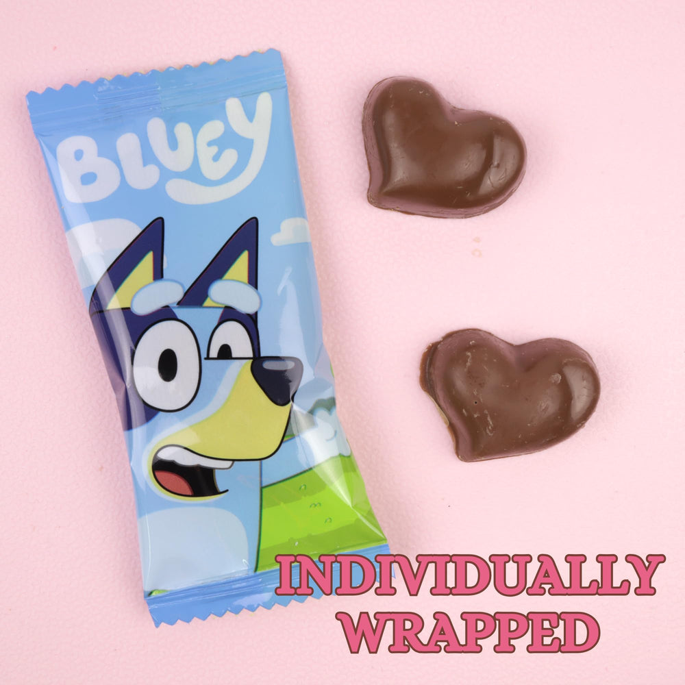 Galerie Bluey valentines box contains 2.12 ounces of milk chocolates
