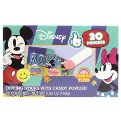 Galerie Disney Mickey Minnie dipping sticks 20 pouches ready for parties and favors.