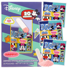 Galerie Disney Mickey and Minnie dipping sticks packaging, perfect for themed birthday party decor.