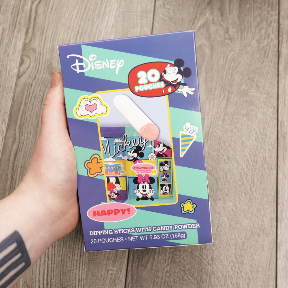 Galerie Disney packaging features classic Mickey and Minnie designs for festive themes.