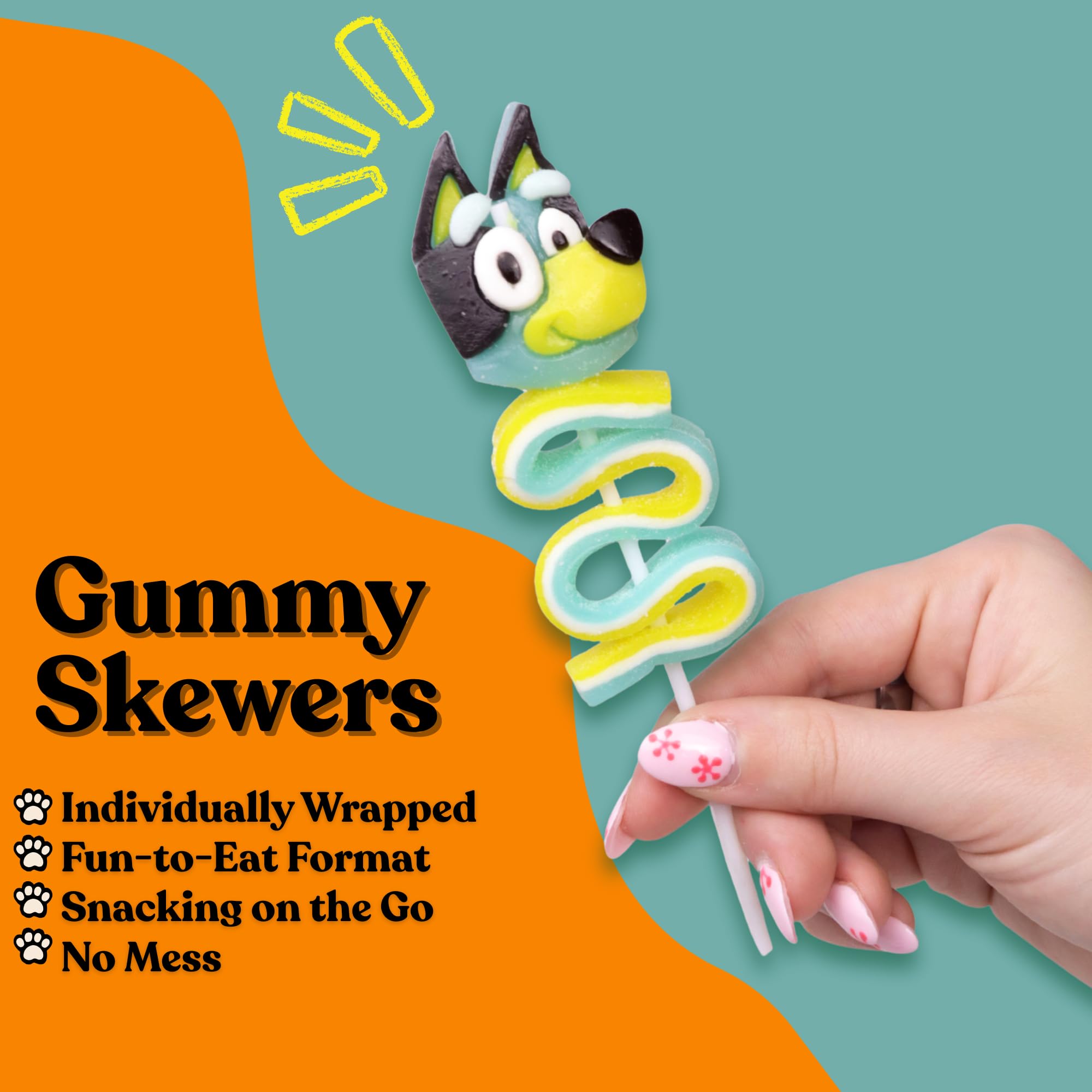 Four-pack of individually wrapped Galerie lollipops ready to share