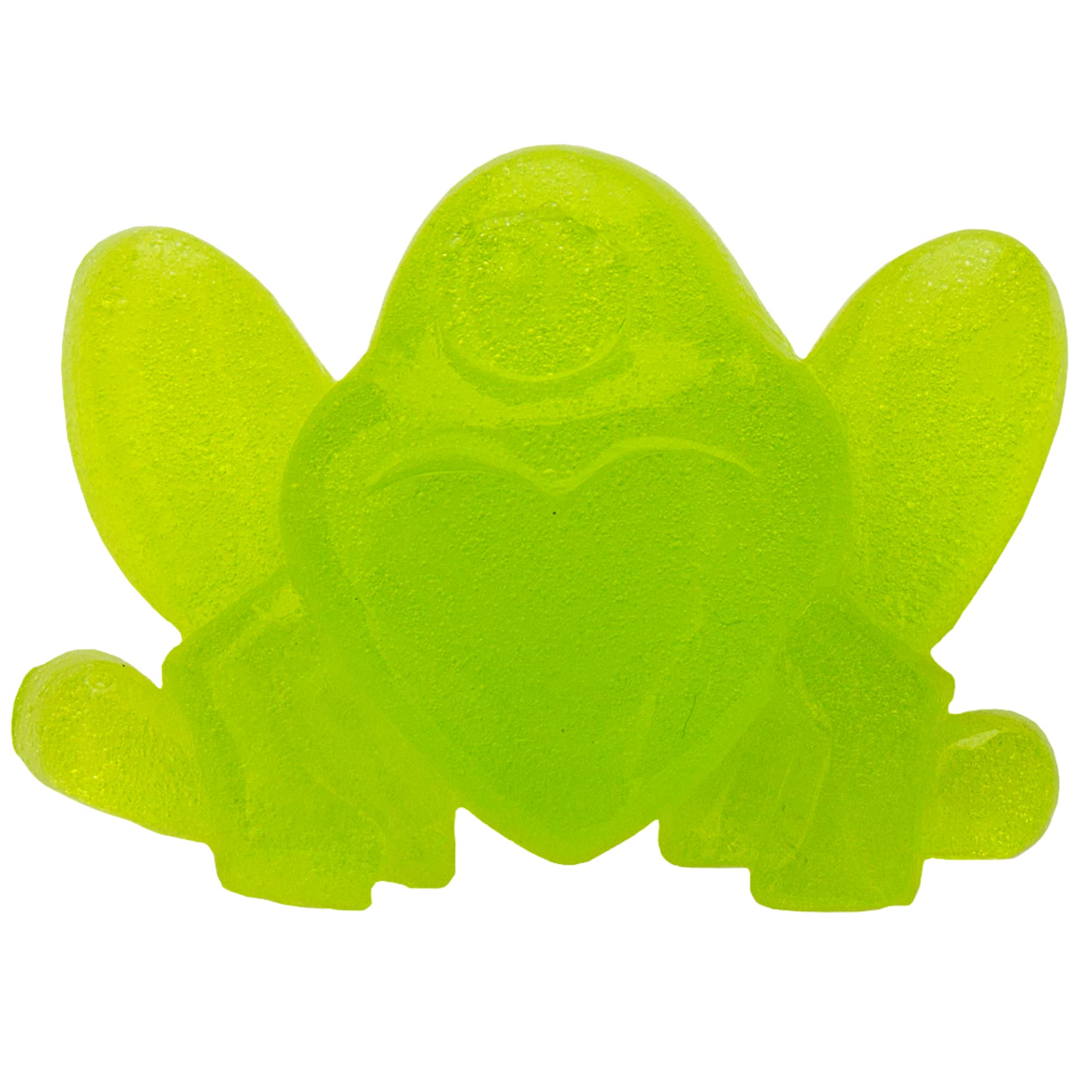 Galerie frog-shaped gummy candies close-up reveals chewy texture and fruity flavors.