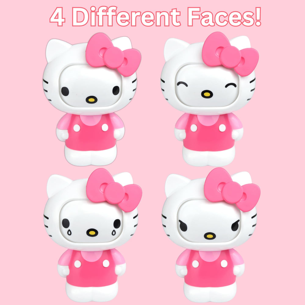 Galerie Hello Kitty candy dispenser showing assorted hard candies for a tasty surprise
