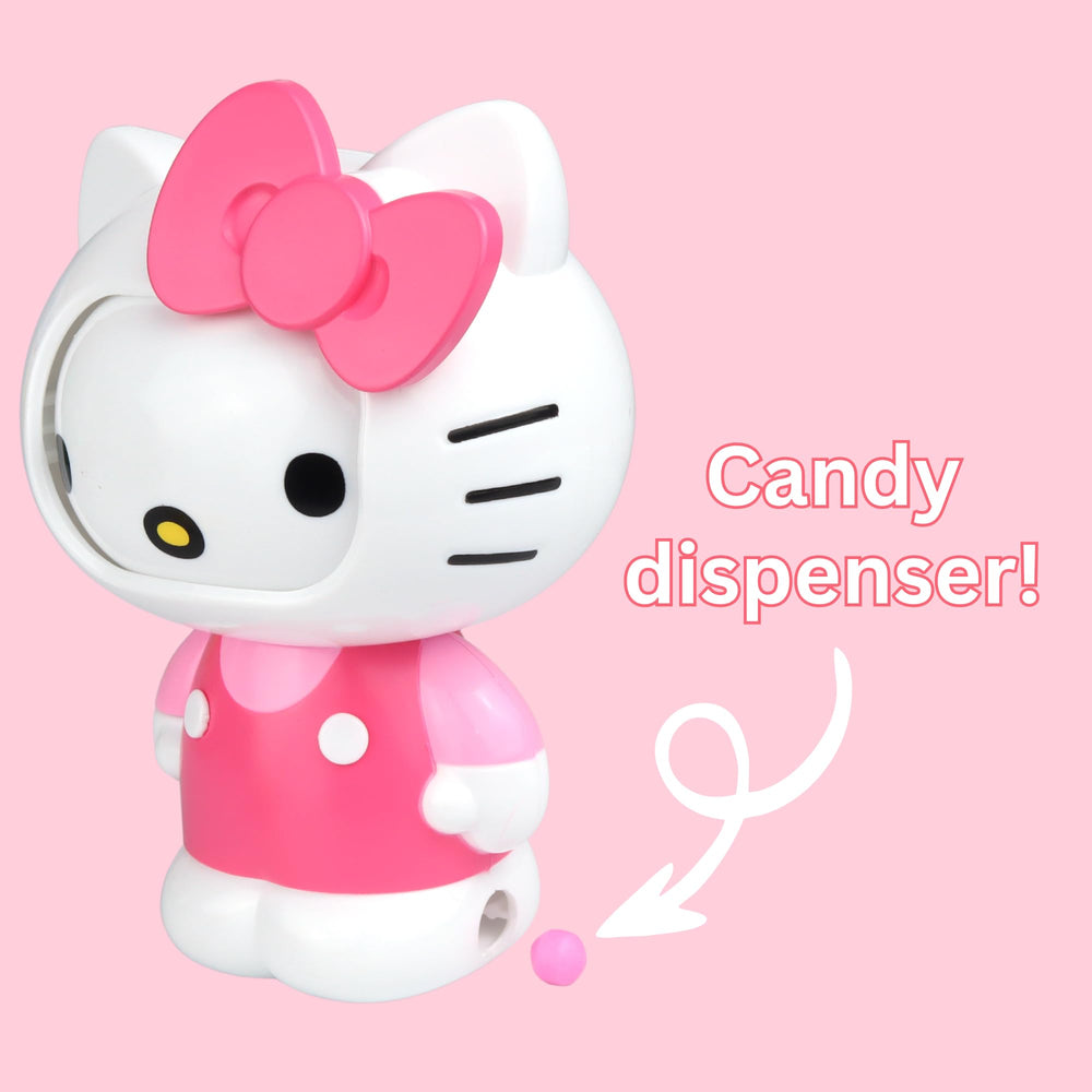 Galerie Hello Kitty candy dispenser showcases compact portable design for on-the-go treats