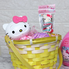 Galerie Hello Kitty candy dispenser displayed as an Easter basket stuffer