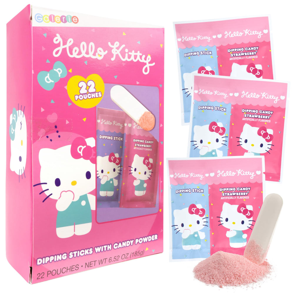 Galerie Hello Kitty dipping sticks kit packaging, playful branding for party favors