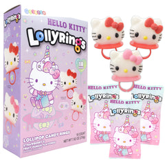 Galerie Hello Kitty lollipop rings in strawberry flavor ready for gifting and snacking