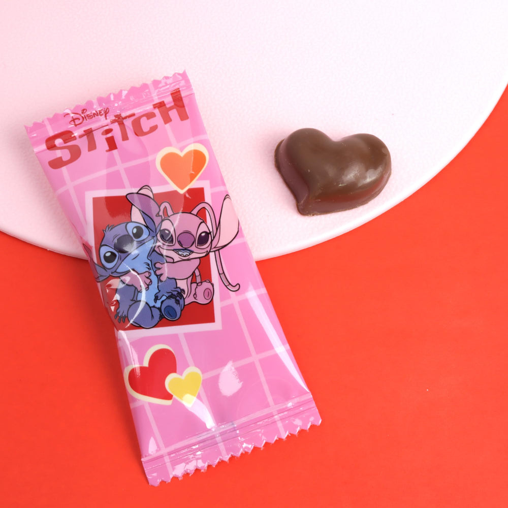 Galerie Lilo and Stitch characters Stitch and Angel on tin surface